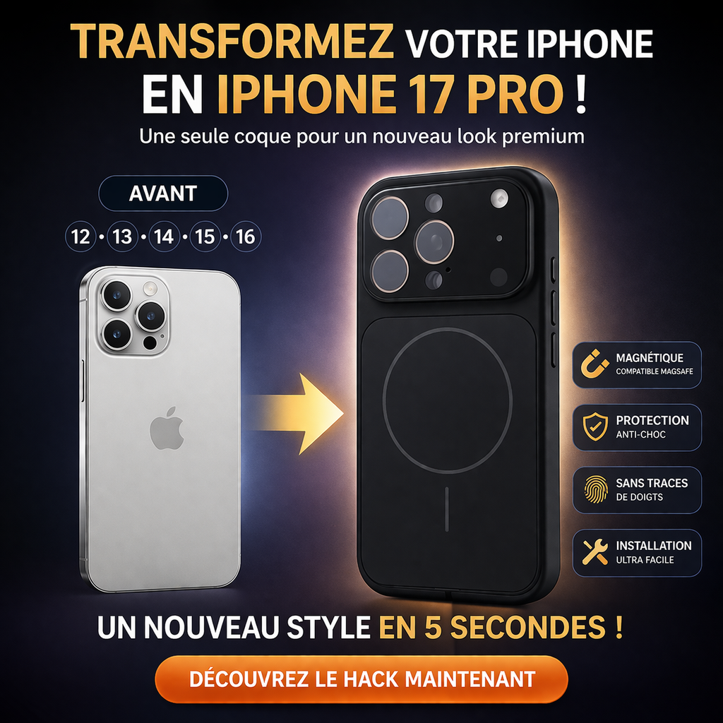 Transformez votre ancien iPhone en 17 Pro MaX
