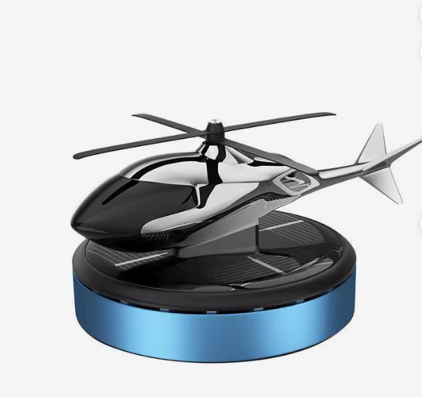 🚁  Désodorisant Hélicoptère Solaire pour Voiture